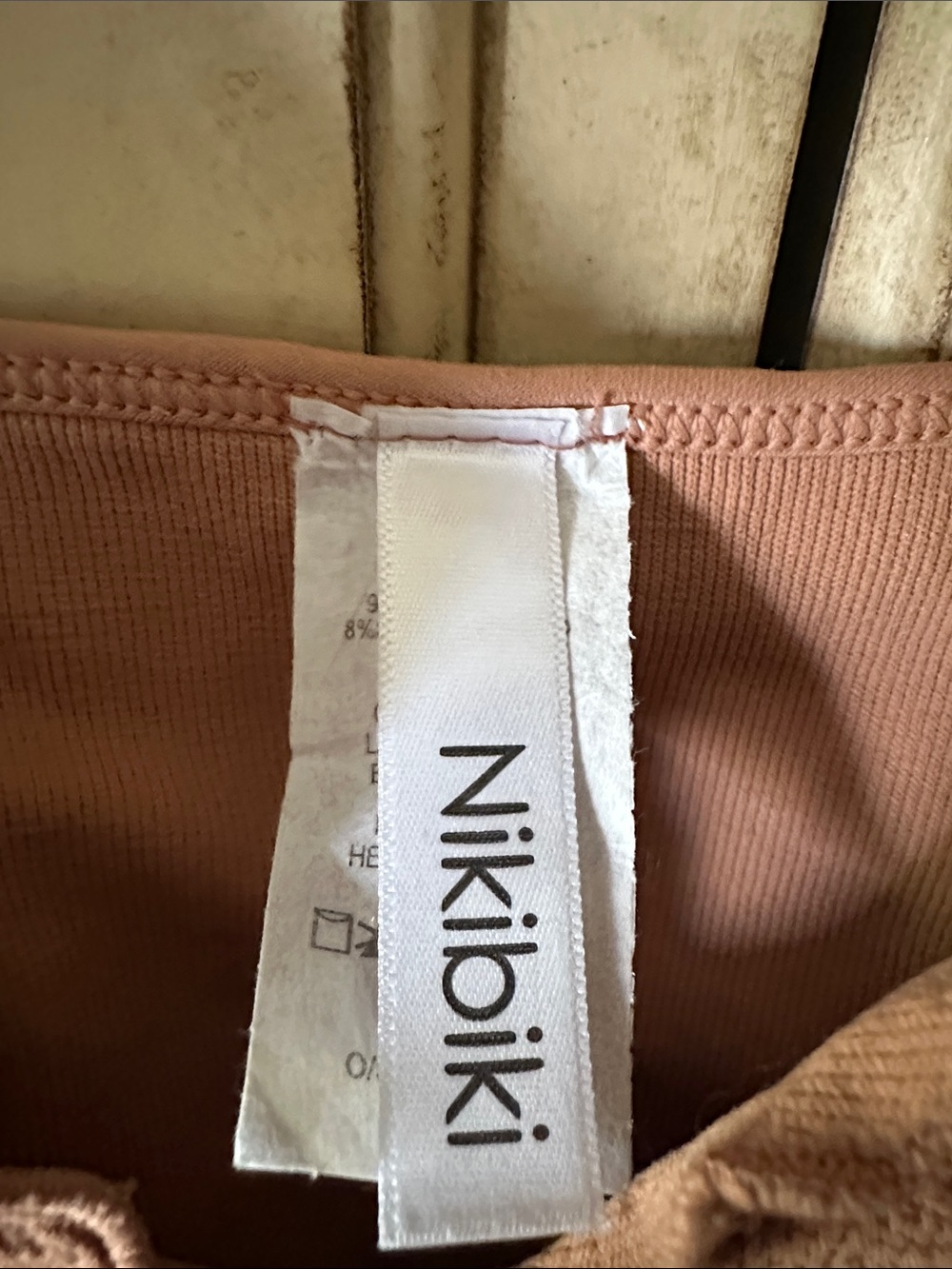 Nikibiki Blush Lace Textured Bralette One Size - Picture 2 of 3